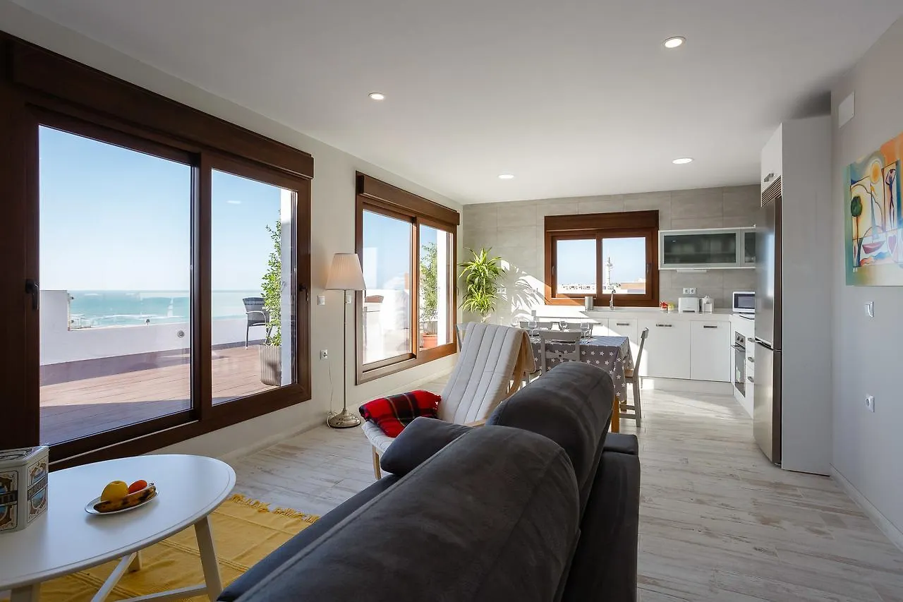 Atico Full Balcony By Cadiz4Rentals