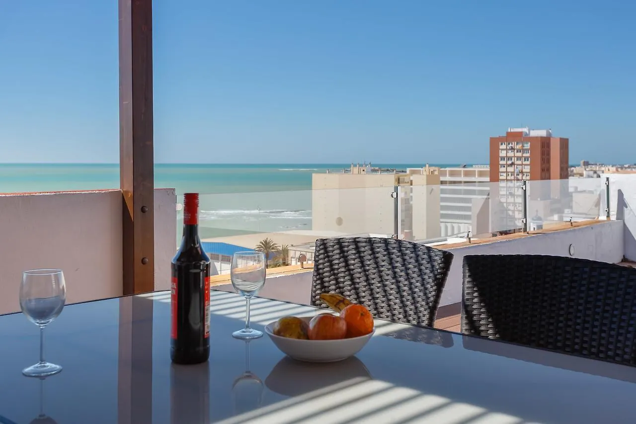 Atico Full Balcony By Cadiz4Rentals 0*, Cadiz