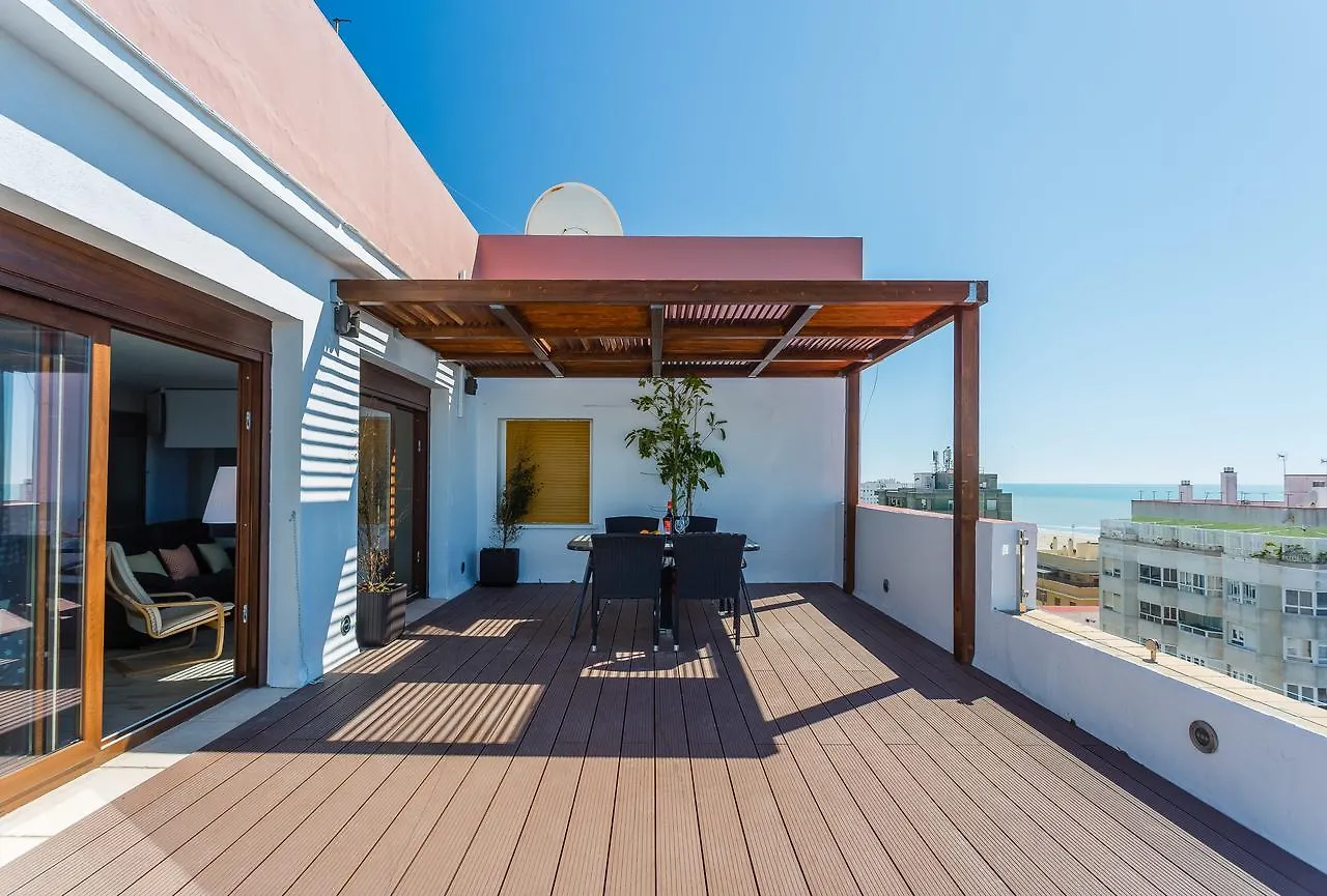 Apartment Atico Full Balcony By Cadiz4Rentals
