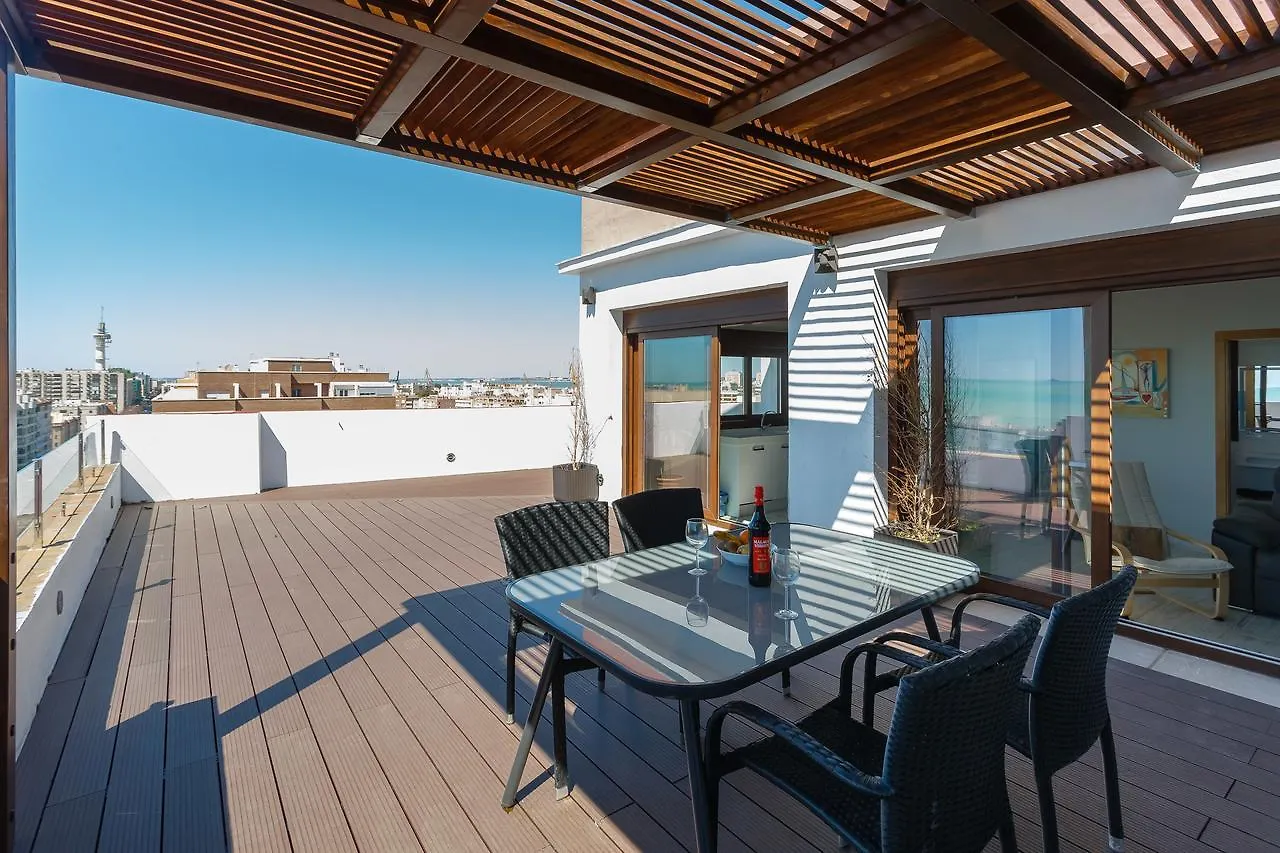 Atico Full Balcony By Cadiz4Rentals Apartment Cadiz
